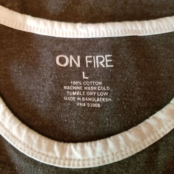 On Fire "Boy Bye" Graphic Shirt (size L) - Picture 5 of 6